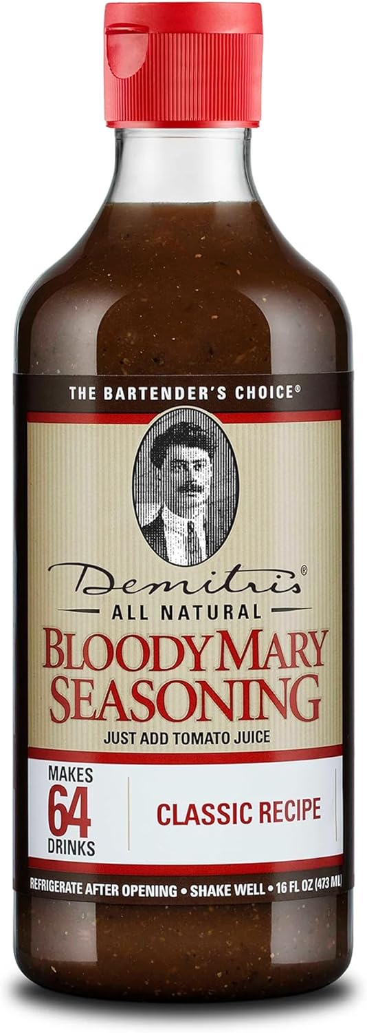 Demitri's Caesar & Bloody Mary Seasoning Classic Recipe 16oz Bottle