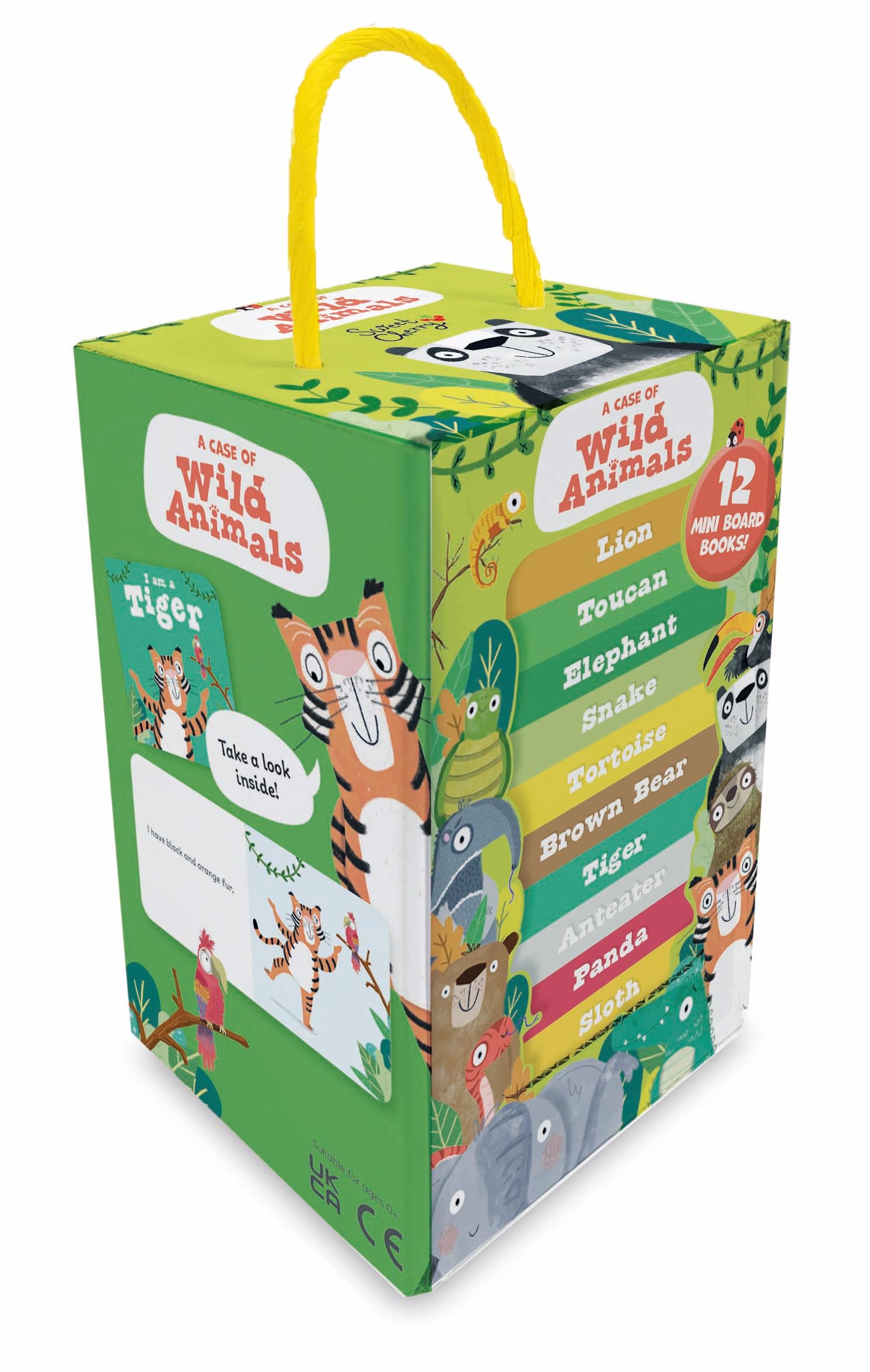 A Case of Wild Animals by Sweet Cherry Publishing 12 Books Box Set -Ages 3-5-BB