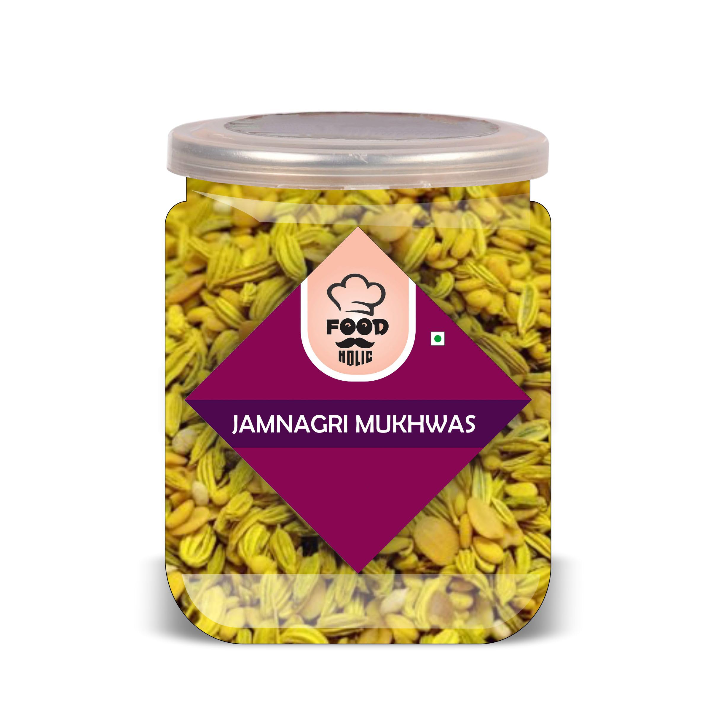 FOOD HOLIC Jamnagri Mukhwas 300 Gram Airtight Container
