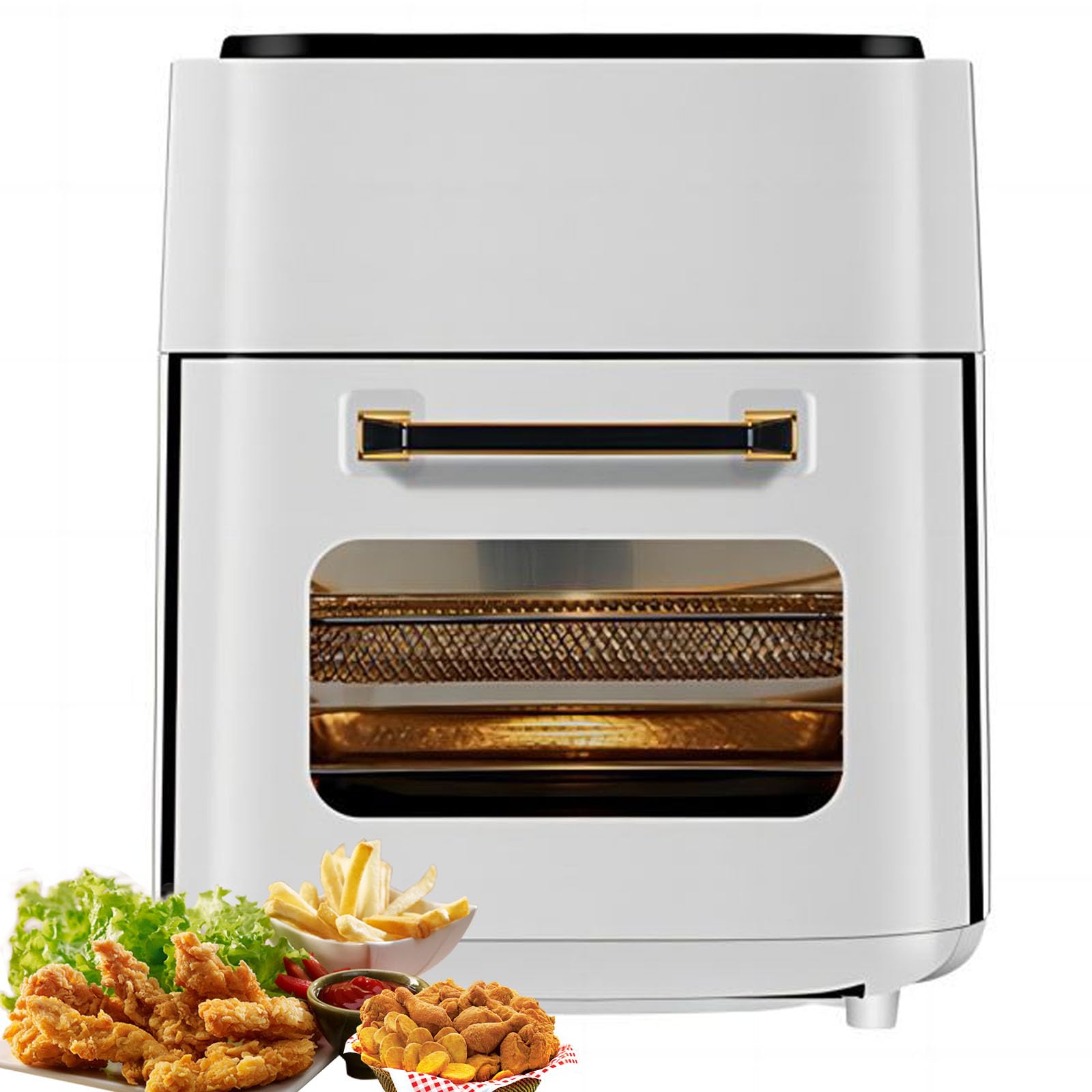 Friteuse à air numérique 15 L avec 6 programmes et minuterie 60 min