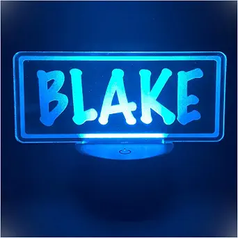 Custom LED Night Light - Color Changing Name Sign, Personalized Kids Nightlight, Nursery Decor