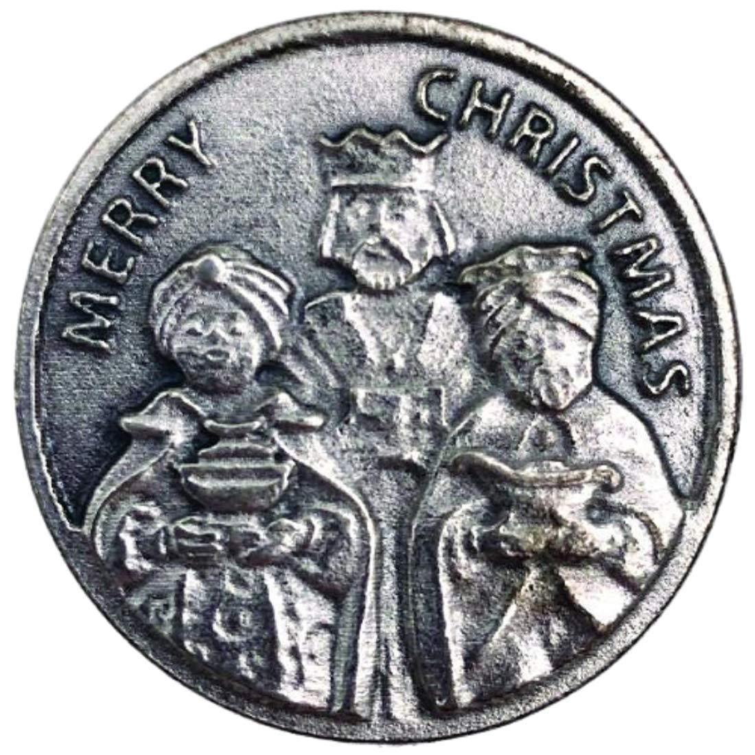 Hail Mary Gifts Religious & Catholic, 25pc 3 Kings Merry Christmas