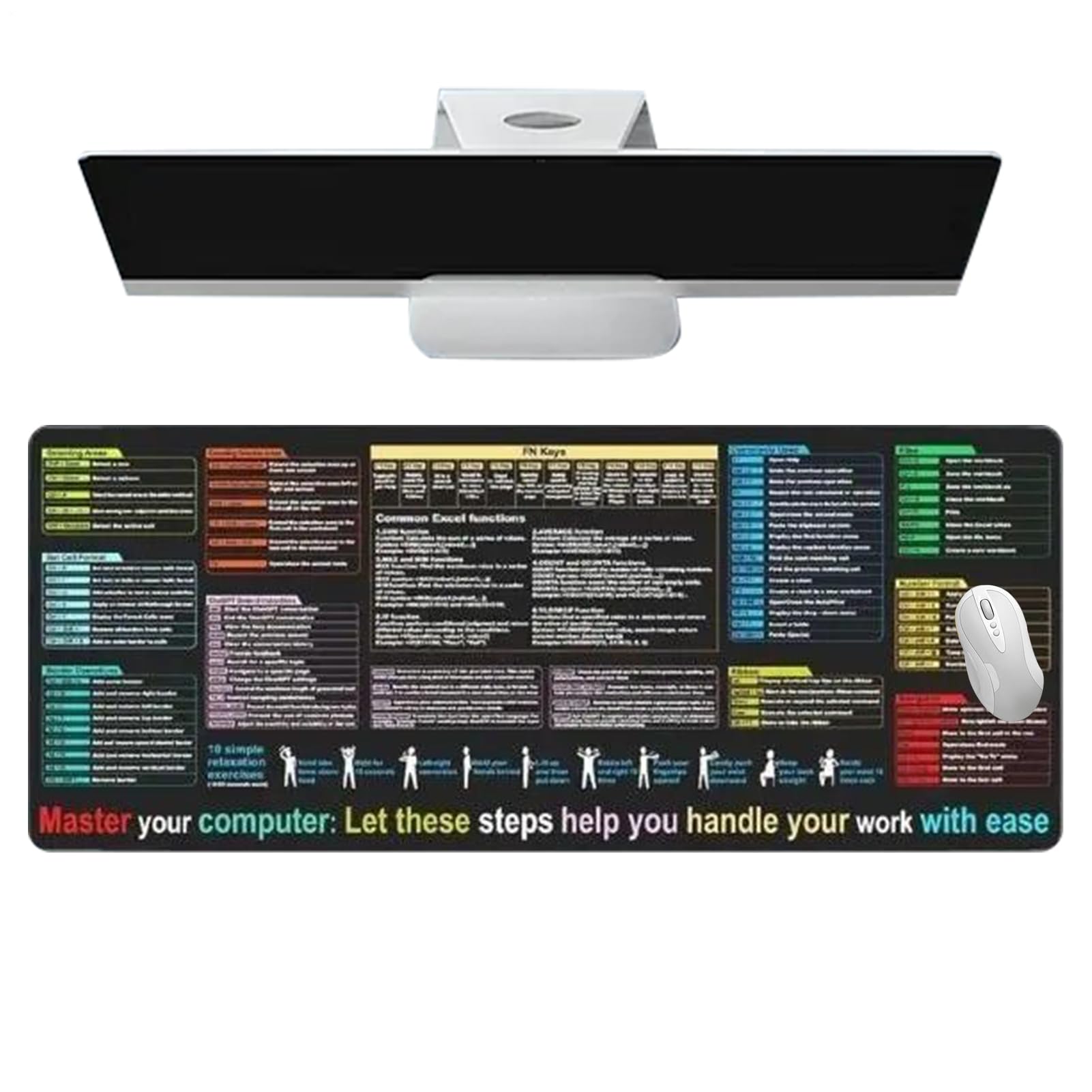 Tapis de souris pour programmation informatique afin d'organiser son espace - 8