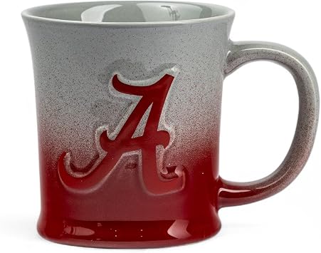The Memory Company Officially Licensed 15oz Ombre 3D Logo Mug, University of Alabama