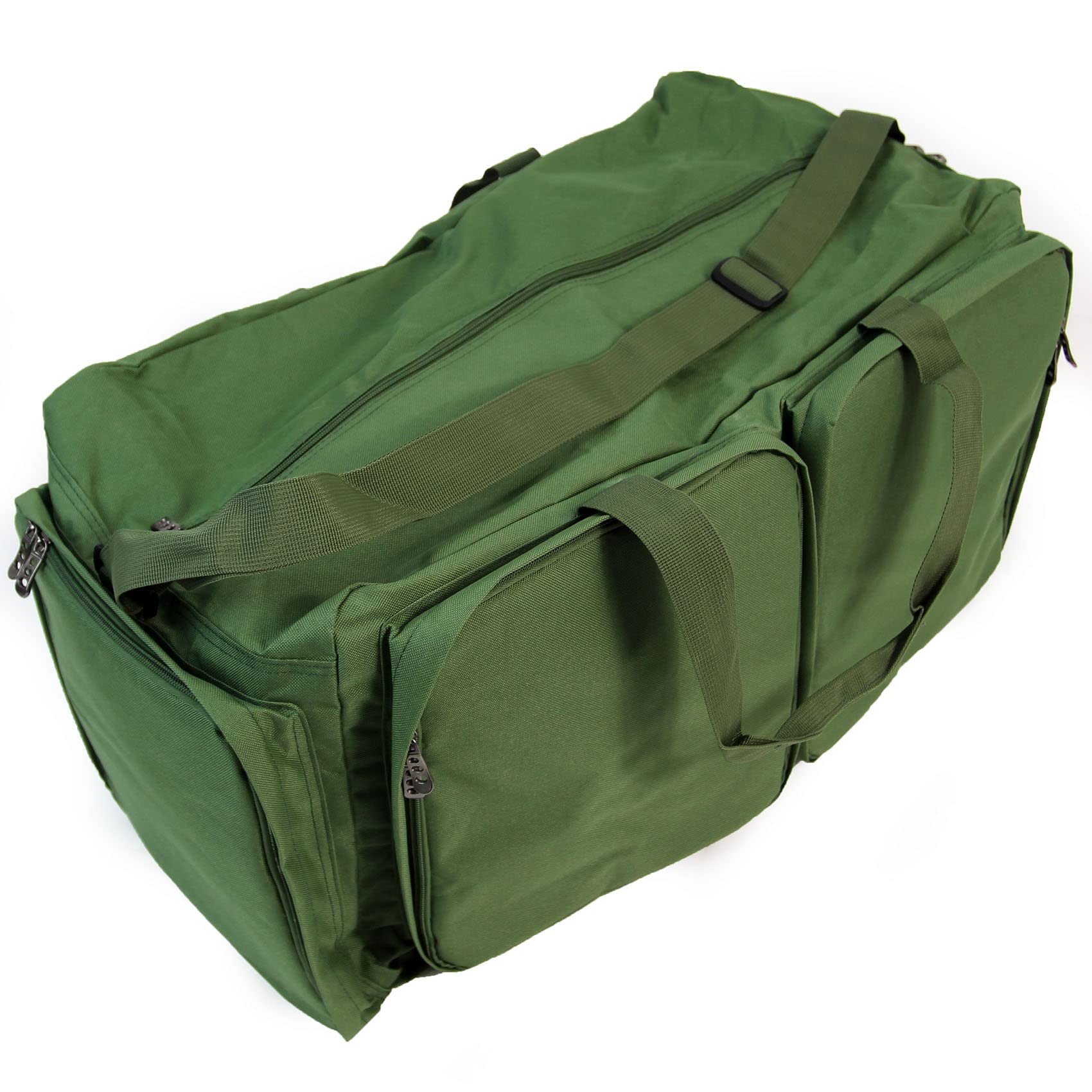 Easipet Large Fishing Tackle Bag 75 x 35 x 37 cm Green 4 Compartment Carryall