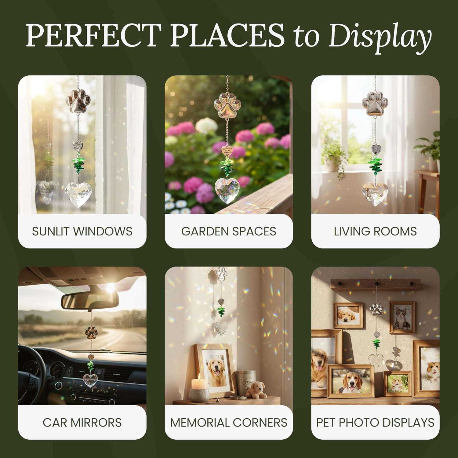 Pet Memorial Suncatcher Dog, Memorial Gifts, Pet Sympathy Gift, Bereavement Gifts, Thoughtful Dog Remembrance - Image 4