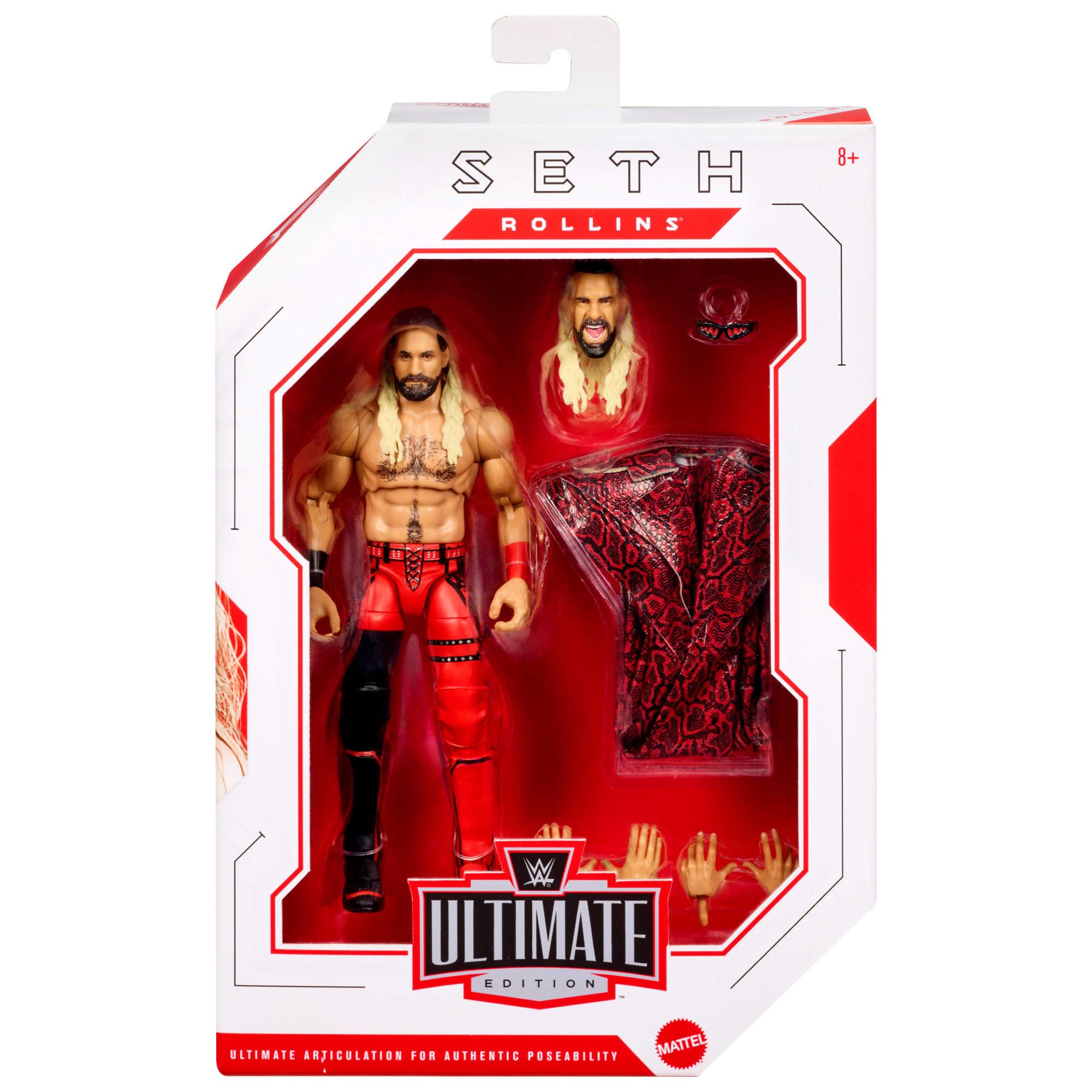 Mattel WWE Ultimate Edition Seth Rollins Action Figure e Accessori