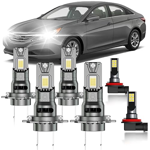 for Hyundai Sonata 2011-2014 Fog Lights Bulbs Combo, 4pcs Super
