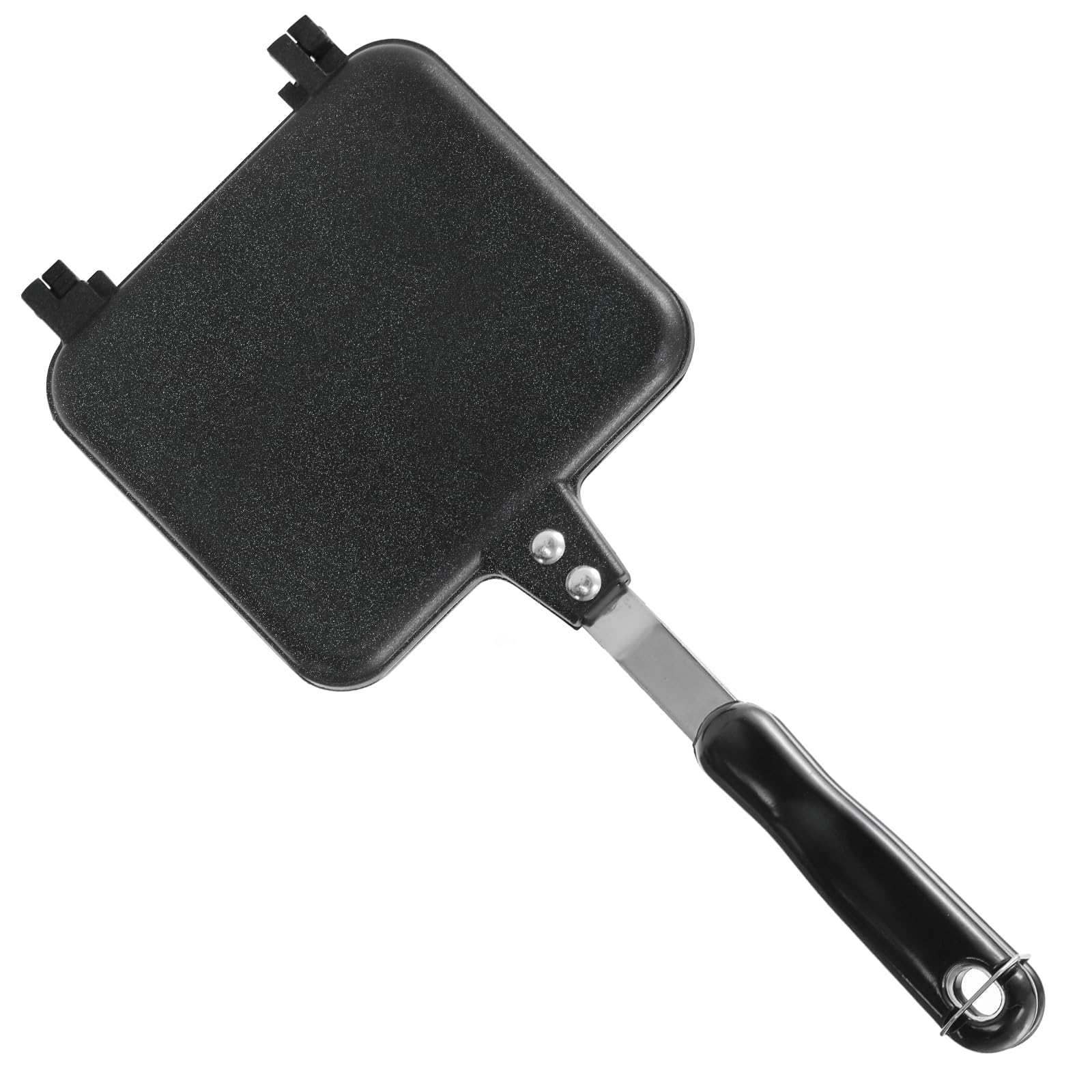 Máquina de sándwiches calientes, tostadora de sándwich a la parrilla, sartén antiadherente de doble cara para pan panini, queso, panini, desayuno, parrilla de sándwich para estufa, sartén 9