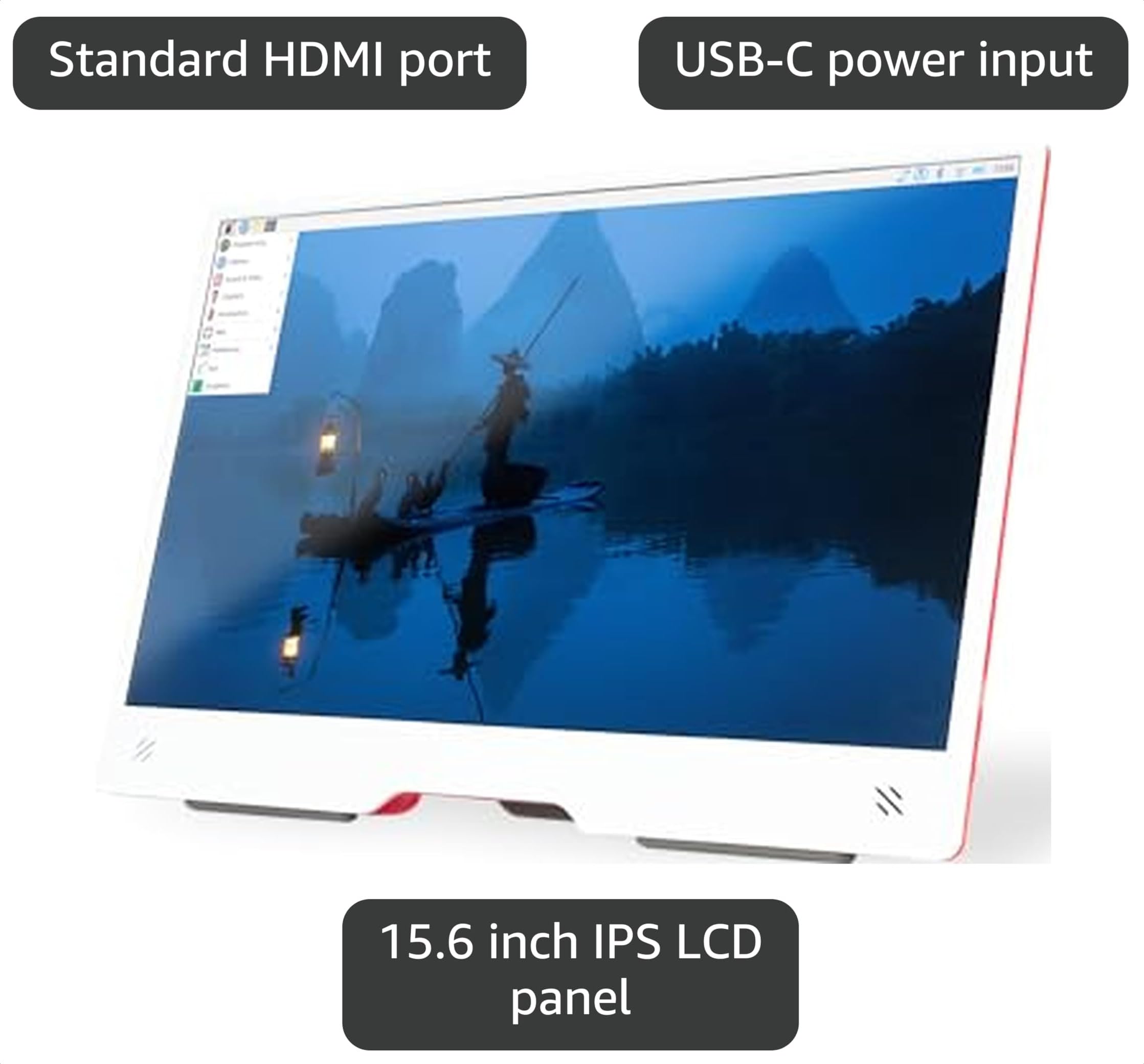 Amazon.com: 15.6 Inch Monitor for Raspberry Pi : Electronics