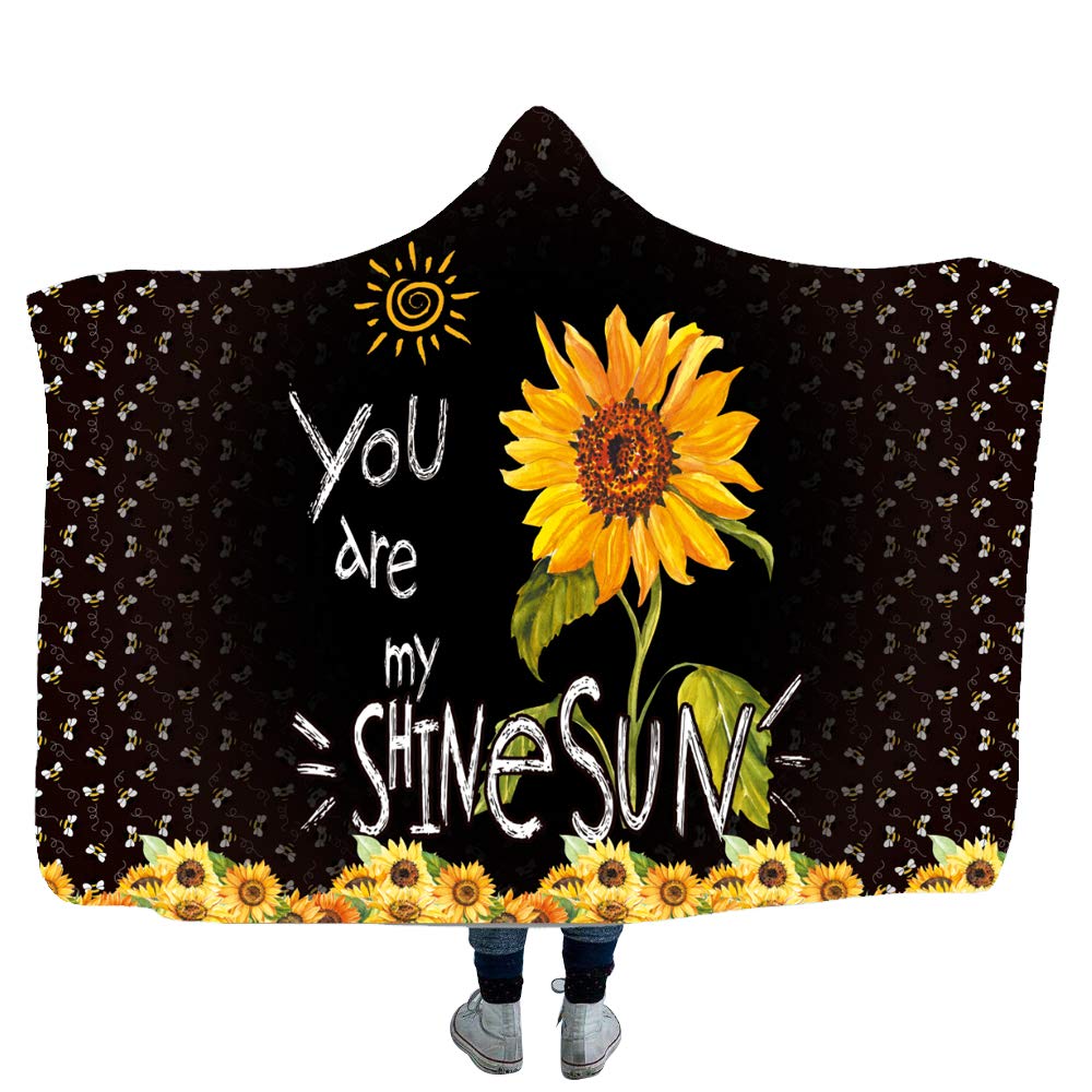 Chickw11 Coperta con Cappuccio 3D Burrito Tortilla, Morbido Pile Inverno Calda Comoda Indossabile Coperta per Adulto Bambino Relax sul Divano TV, in