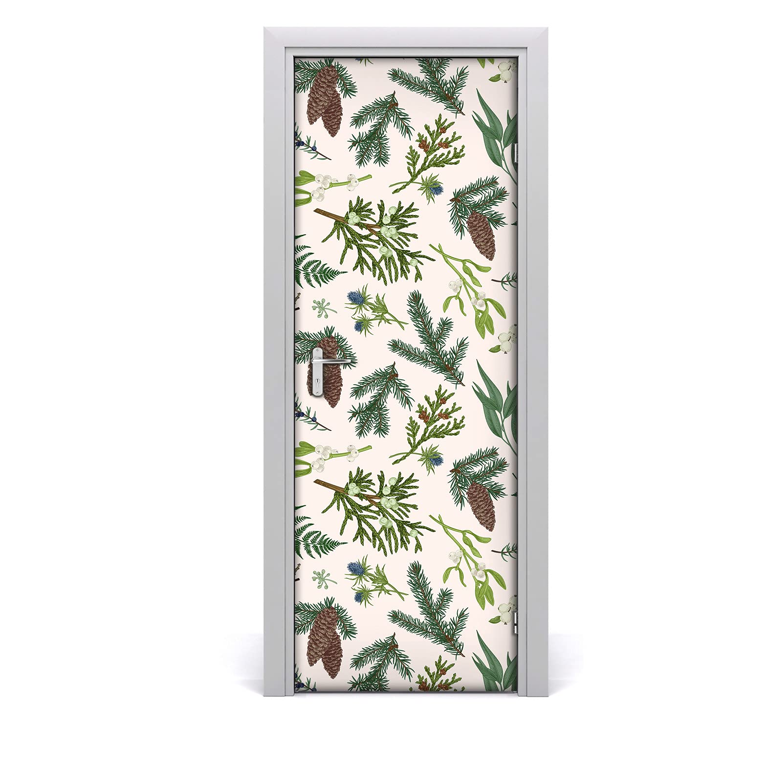 Papier peint sur la porte autocollant 77x200 étiquette imperméable décoration
