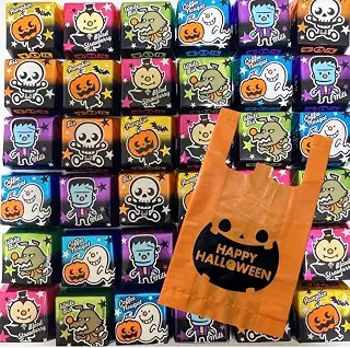 ハロウィン チロルチョコ 【96個】 詰め合わせ アソート オリジナル おすそ分け お菓子 チョコレート お配り おすそ分け ギフトバッグ付き