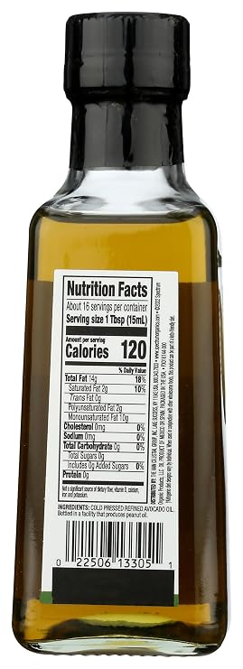 Spectrum Avocado Oil, Refined 8 Oz [Packaging May Vary]