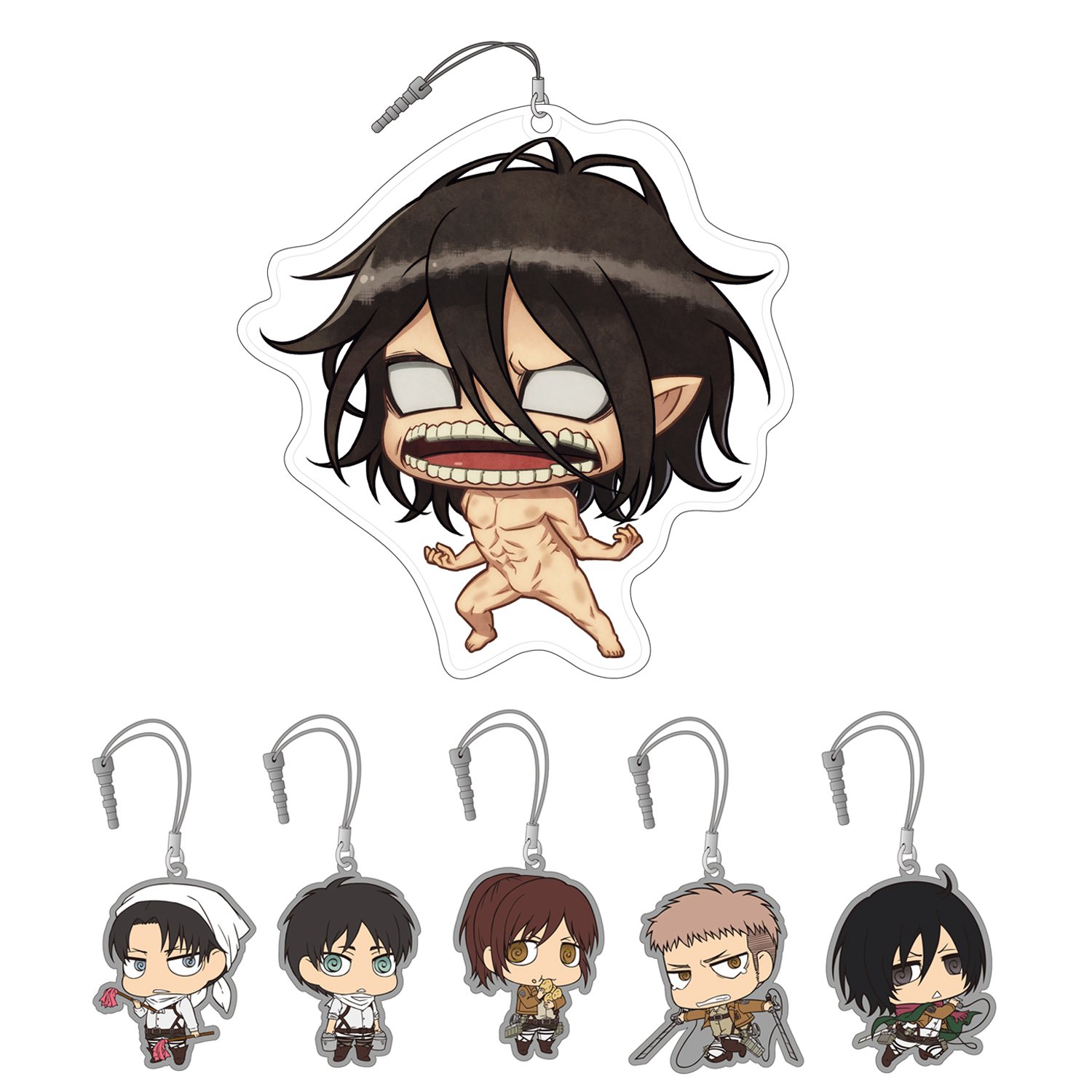 Amazon.co.jp: 進撃の巨人 ちみ進撃イヤホンジャックマスコット2