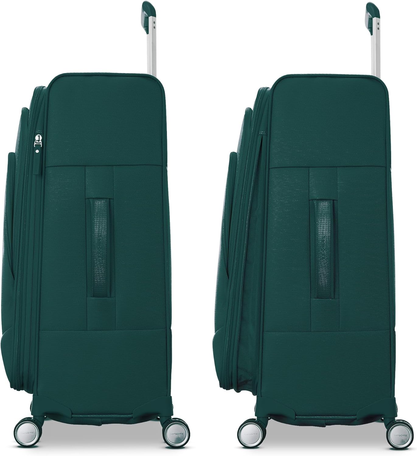 Samsonite UpLIFT Lightweight Softside Carry-On Luggage with Spinner Wheels - Expandable - Airline-Approved, Polyester Soft Suitcase for Ultra Light Travel - Emerald Green - Image 3