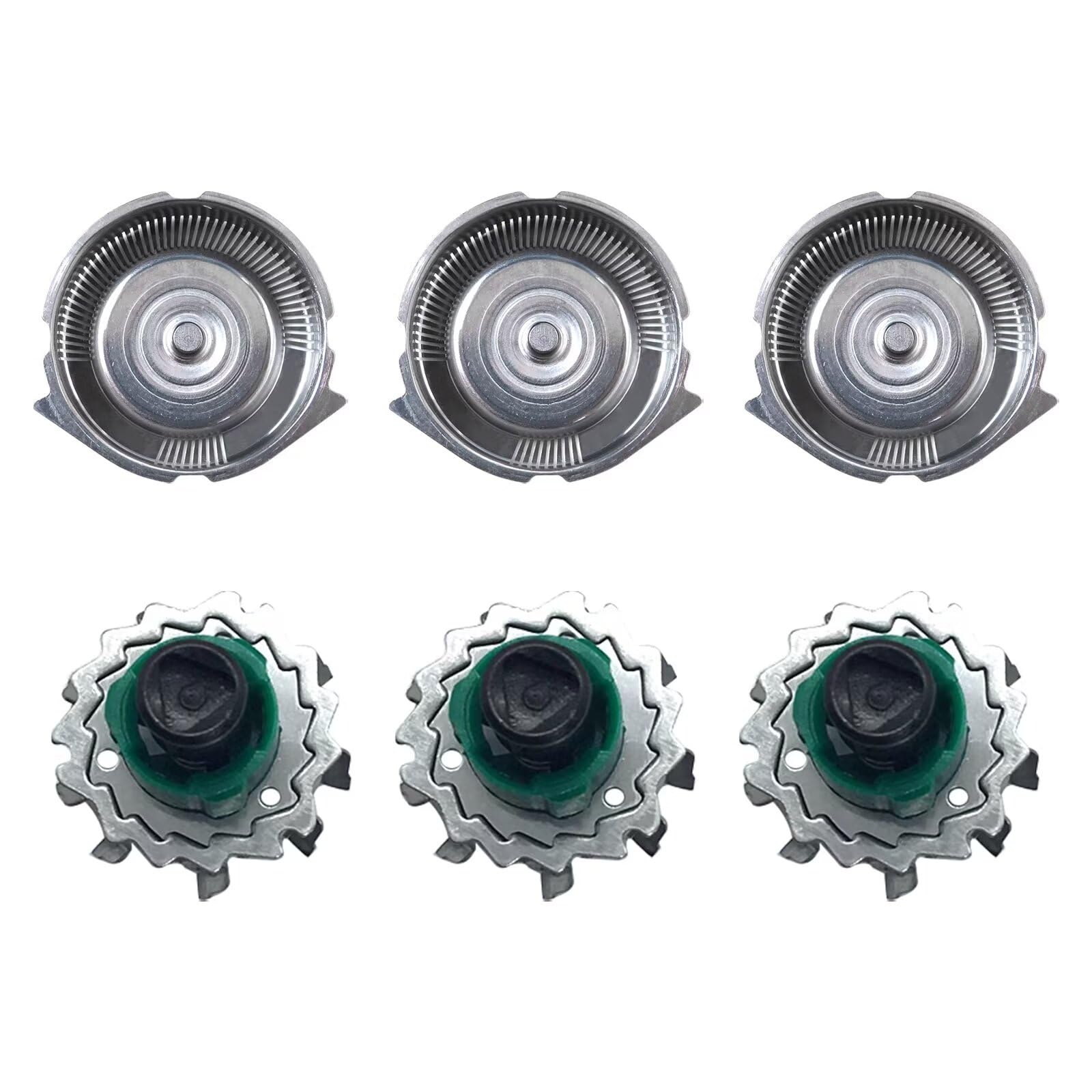 3Pcs Latest Upgraded For Philips Norelco Shaving Blades for Shaver SensoTouch 2D (1100 Series), RQ11/52