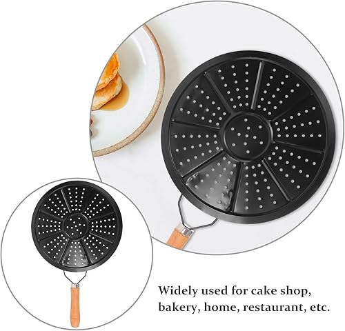 Miniatura 6 de YARDWE Difusor de calor, 2 placas difusoras de calor de hierro fundido, difusor de inducción de calor con asa, utensilios de cocina, difusor de