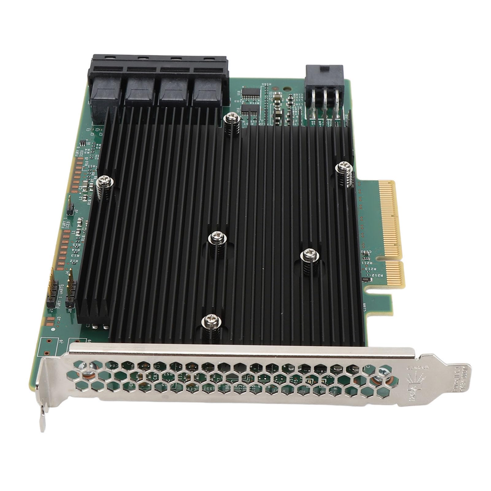 SENECESLI Scheda di Controller da 12 GB/s Card HBA con SATA Seriale, Interfaccia SAS, PCIE 3.0, PCIE 8X, Supporto 1024 SAS Non Raid, Dispositivi SATA