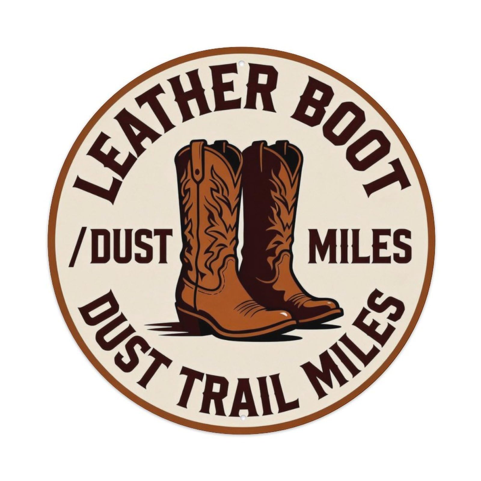 Dust Trail Miles Metal Tin Sign Plaque