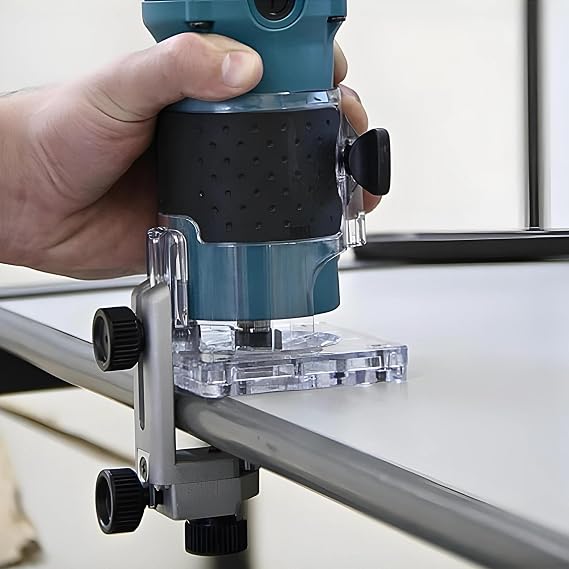 Makita 3709 1/4 Fixed Base Laminate Trimmer Teal
