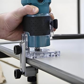 Makita 3709 1/4 Fixed Base Laminate Trimmer Teal