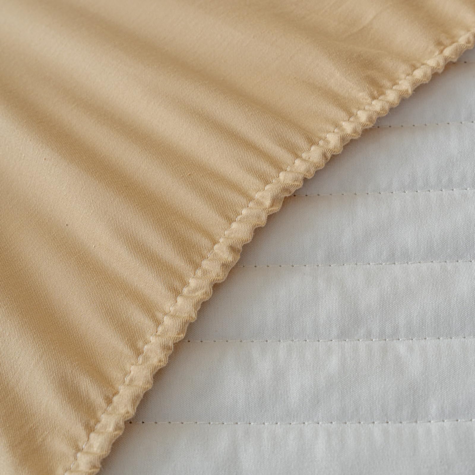 Spannbettlaken 120x200 Khaki Baumwolle Doppelbett