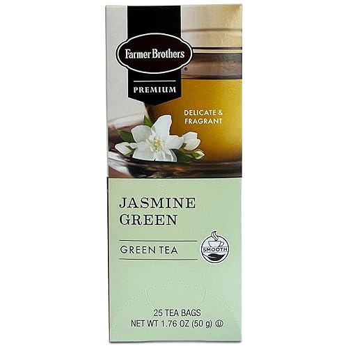 Farmer Brothers Premium Jasmine Green Tea, caja de 125 ct