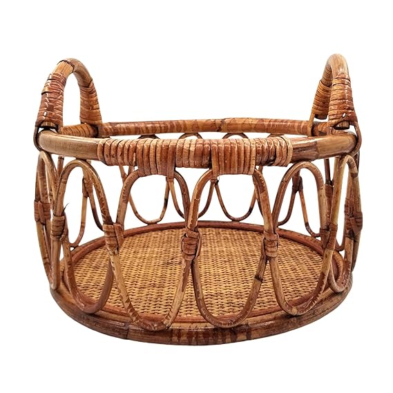 Baby Newborn Photography Props Handmade Vintage Rattan