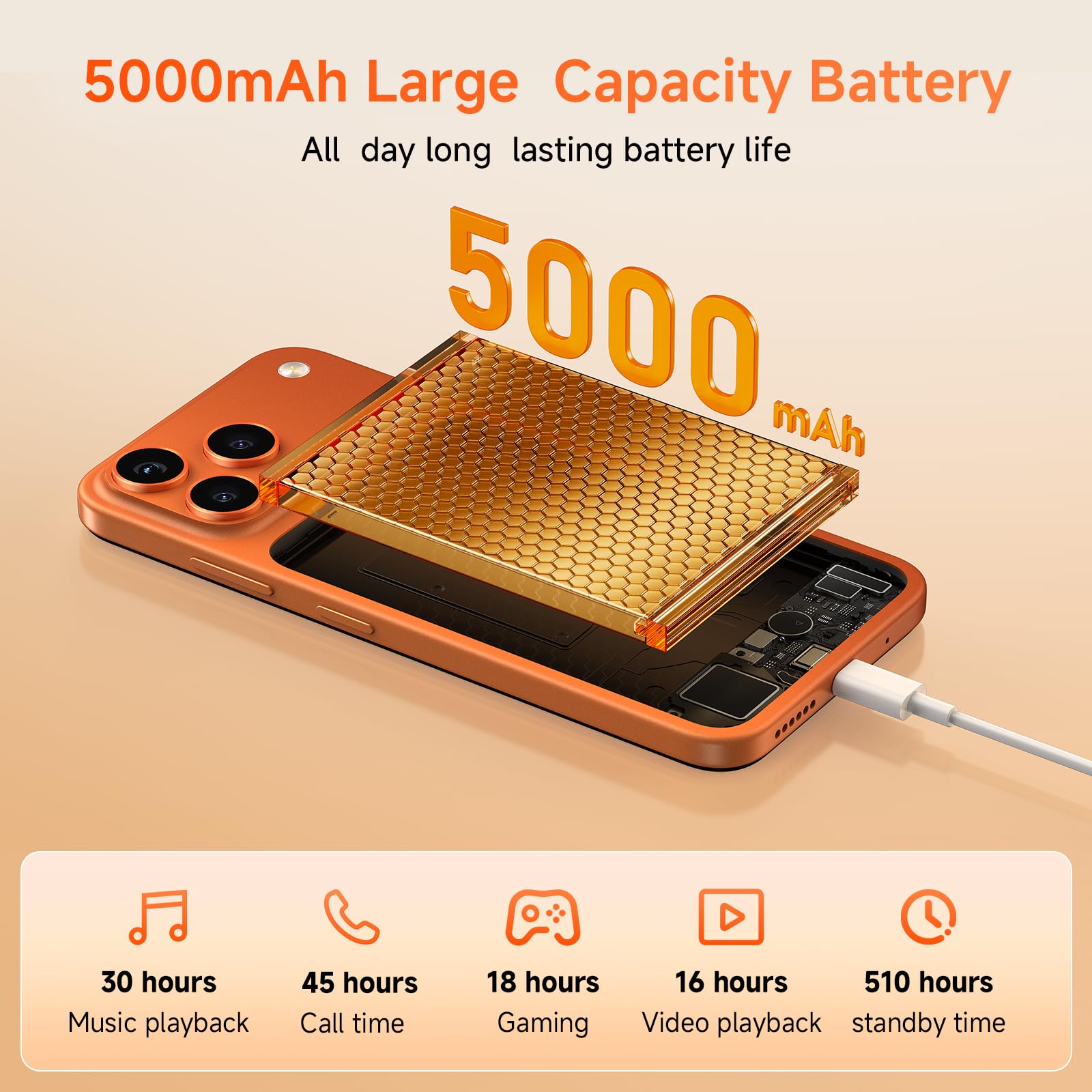 FOSSiBOT C17-6.9" FHD+120Hz Écran Android 16 Telephone Portable