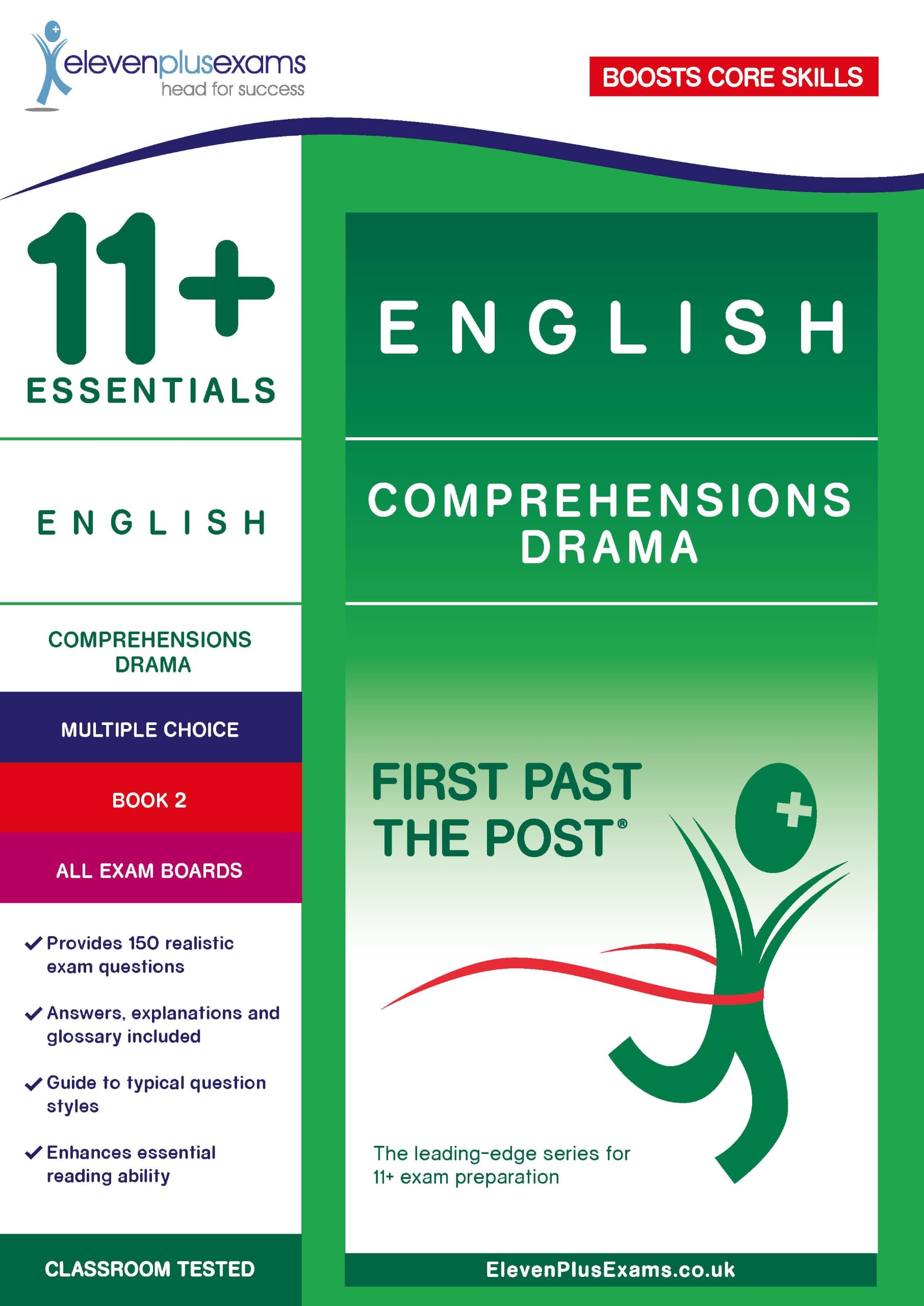 11+ Essentials English Comprehensions: Drama Comprehensions Book 2 (First Past of Post)