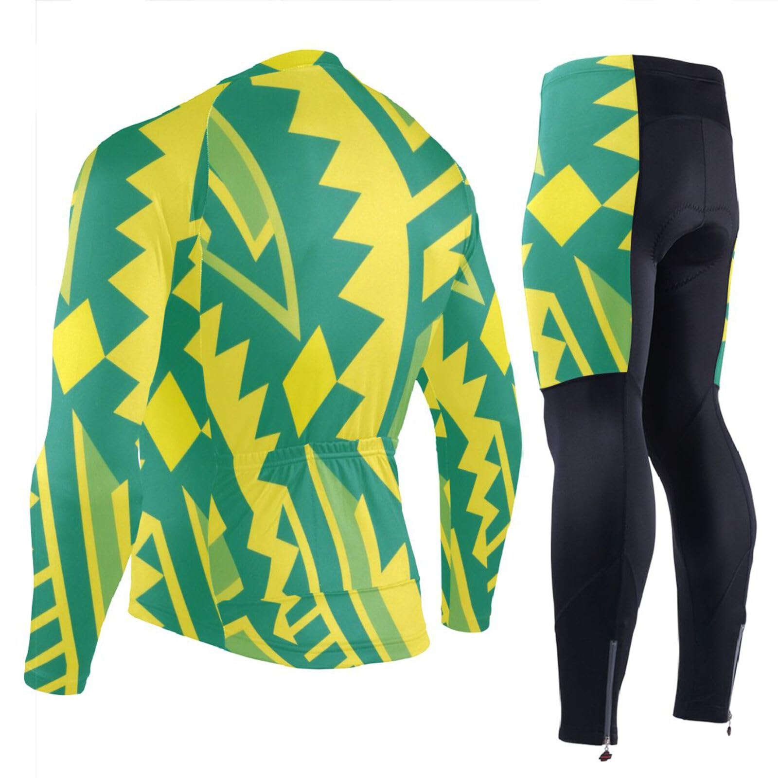 Herren Radtrikot mit Taschen, schnelltrocknend, Mountainbike-Shirts für 3D-gepolstert