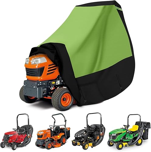 Miniatura 11 de Funda para cortacésped con accesorio de ensacado, ajuste universal para cubiertas de hasta 54 pulgadas con ensacadora, cubierta de tela Oxford 600D