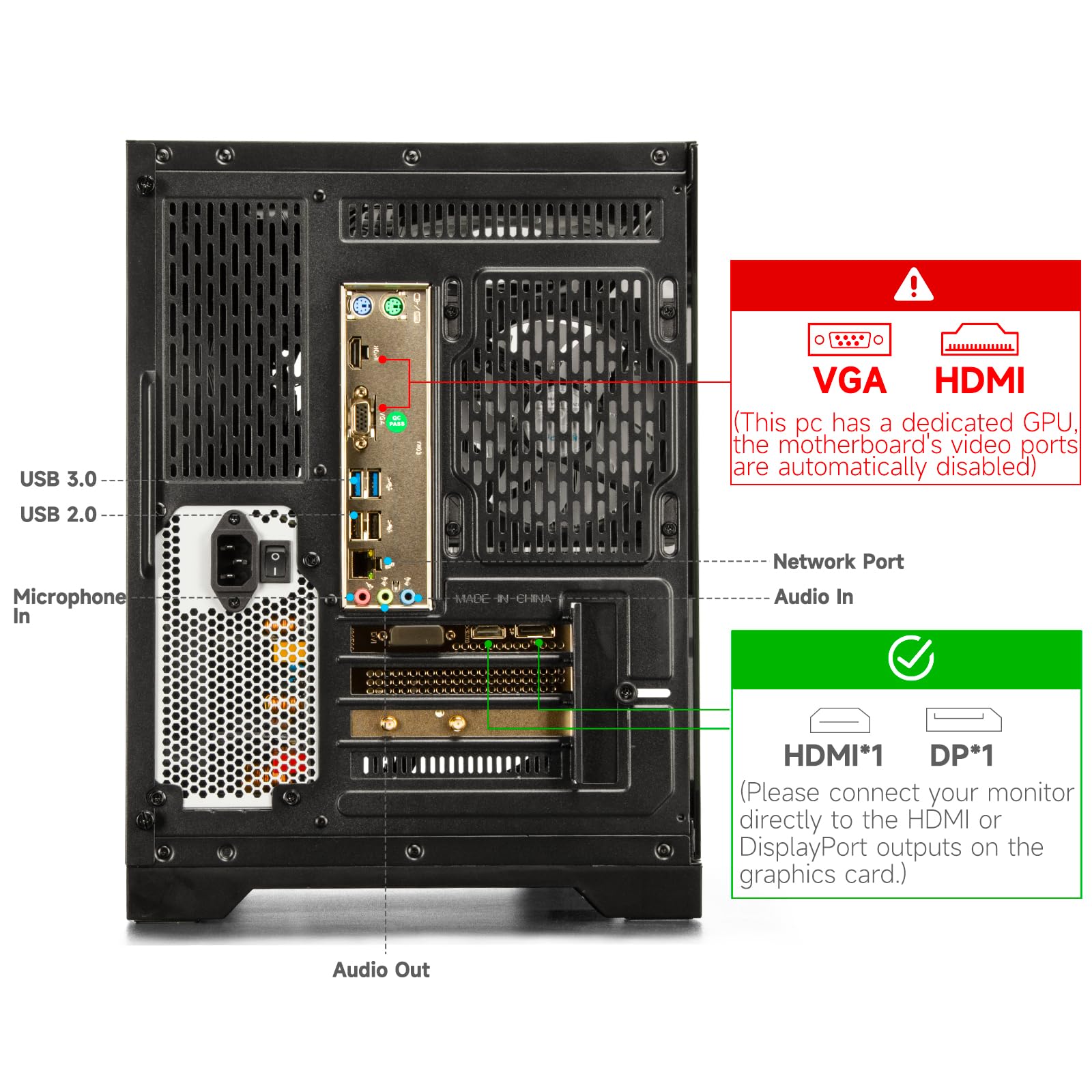 PC da gioco precostruito - Ryzen 5 4500, GeForce RTX 3050 Desktop | RAM DDR4 da 16 GB, SSD NVMe da 512 GB, WiFi 6 - Desktop per giochi, streaming, scuola, ufficio domestico e uso quotidiano