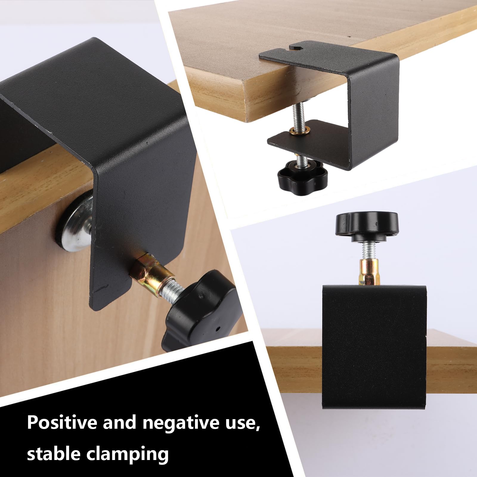 Lot De 4 Pinces En C Réglables Avec Coussinets Antidérapants - Petites Pinces à Vis Pour Bricolage, Menuiserie