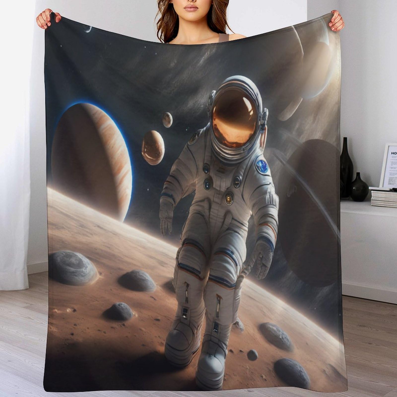 Couverture astronaute pour le canapé du salon et les nuits des garçons