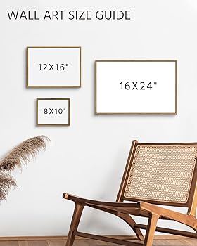 Amazon.com: VIYYIEA Floral Large Framed Wall Art, Flowers