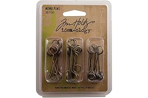 Tim Holtz Idea-ology Vintage Charm Metal Memo Pins
