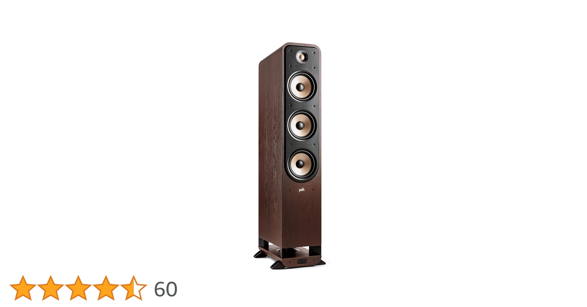 ポークオーディオES60 Polk Audio ES60 ブラック ペア トールボーイスピーカー
