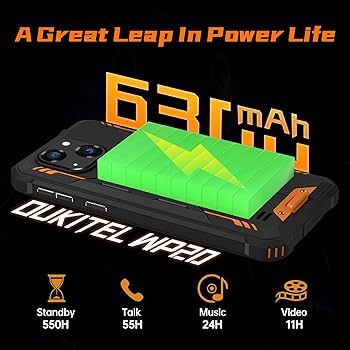 Amazon | OUKITEL WP32 SIMフリー スマホ 最新Android 13 防水