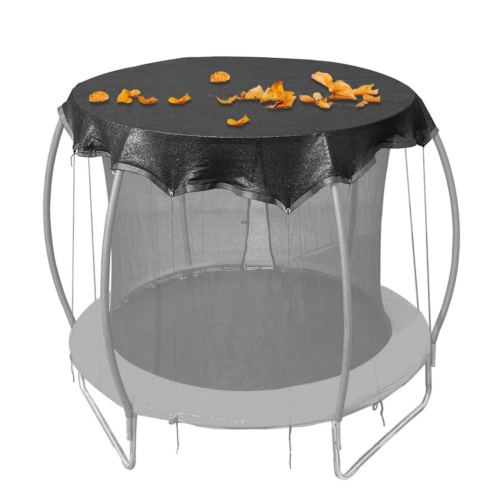Trampoline Canopy Shade, Trampoline Roof Cover, Trampolines Canopy Cover 12FT, Trampolines Sunshade Covers For 6–12FT Models, UV Protected, Water And Dust Resistant, Outdoor Top Accessory