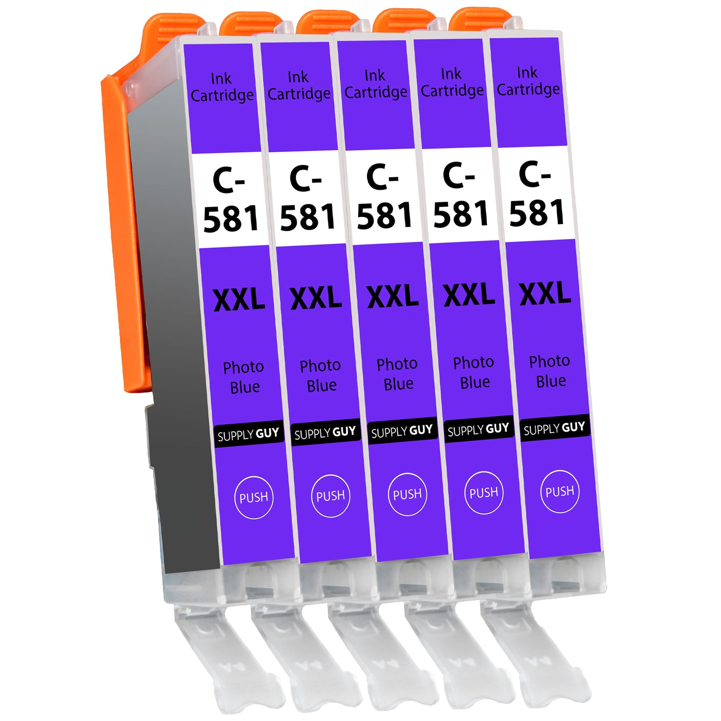 Cartucce Compatibili Per Canon Pixma TS8150, TS8151, TS8152, TS9150, TS9155 (Confezione XL - Nero, Nero Pigmentato, Ciano, Giallo, Magenta) - 2