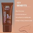 Beauty Berry 3 in 1 Primer – Transparent, 30ml | Poreless, Smooth & Long Lasting Makeup | Oil Free, Moisturizing and Lightweight Primer for Face Makeup gallery image