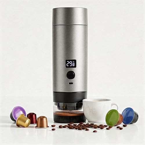 Máquina de Café Expresso Portátil Cápsula Cafeteira Elétrica Automática