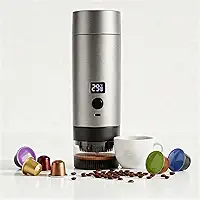 Máquina de Café Expresso Portátil Cápsula Cafeteira Elétrica Automática, Recarregável USB-C para Cápsulas Nespresso e Dolce Gusto e Café Coado Pó