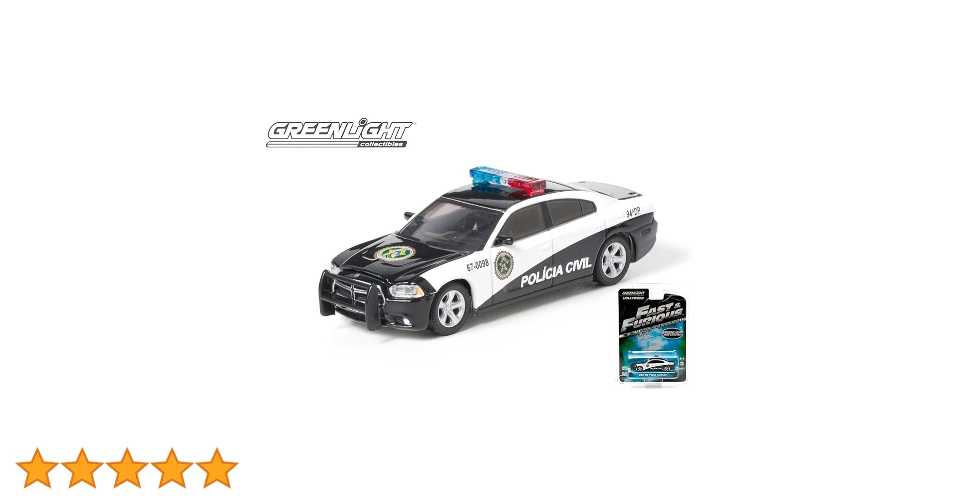 GreenLight Hollywood Series: 2011 Rio Police Dodge Charger