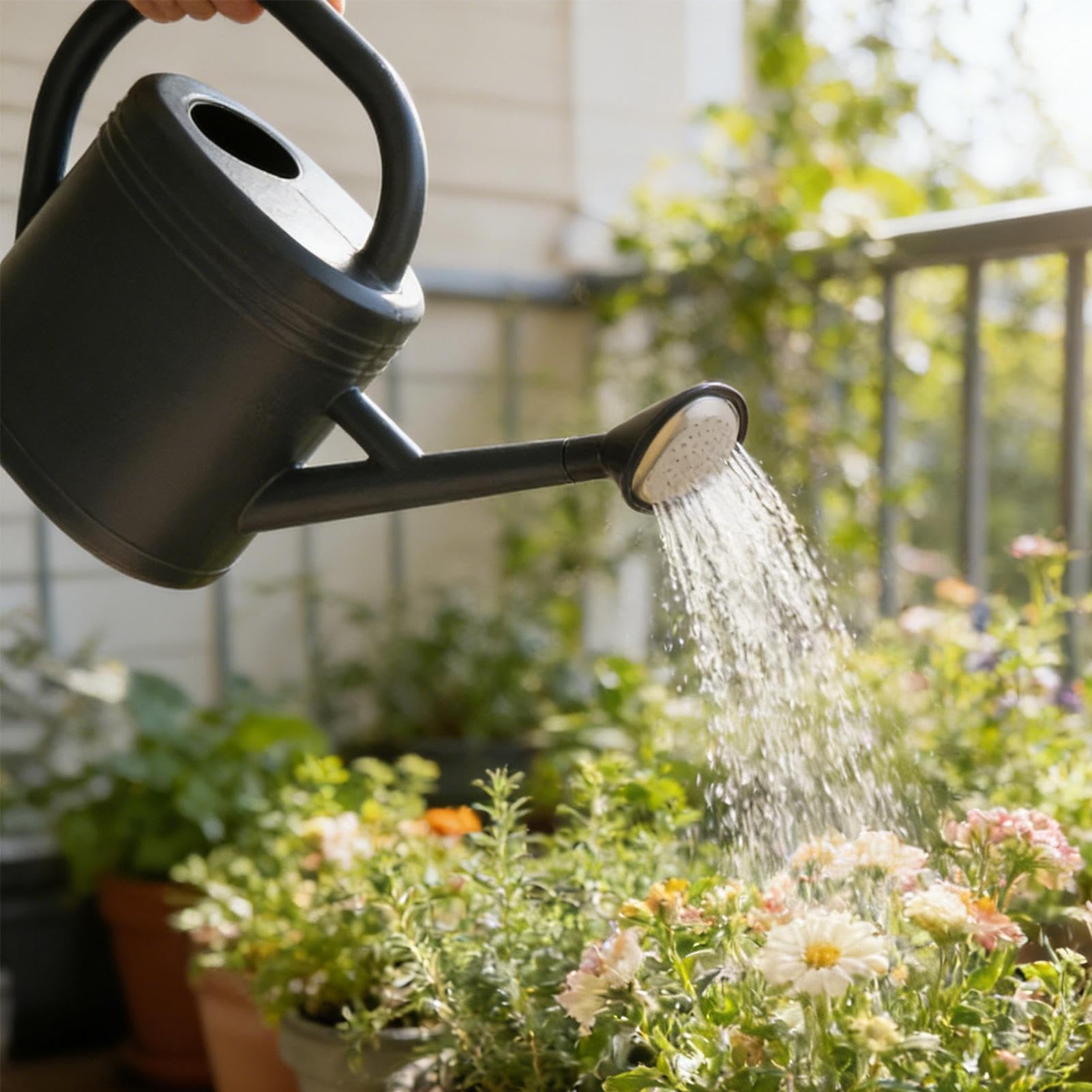 Blumen Gießkanne 3L Mit Tragbarer Und Abnehmbarer Langer Tülle Für | Indoor Gießkanne Für Zuhause Für Draußen, Haus, Weihnachten, Terrasse, , Rasen, Gartengestaltung, Hinterhof, Inne