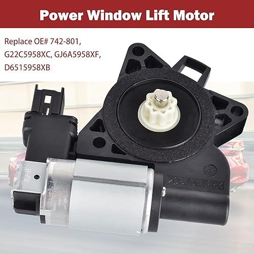 Miniatura 5 de Nifeida Reemplazo del motor de la ventana eléctrica para Mazda 3 6 CX-7 FRRL, mazda 5 CX-9 FRRR, RX-8 2003-2017 RWD AWD FWD Elevador de piezas de