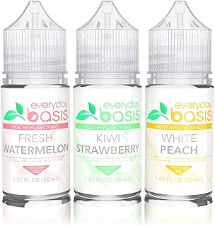 Water Flavoring – Liven Up Your Water – Great Taste – Great Flavors – Keto Friendly, 0 Calories – No Dyes or Food Coloring (Summer Variety Pack)