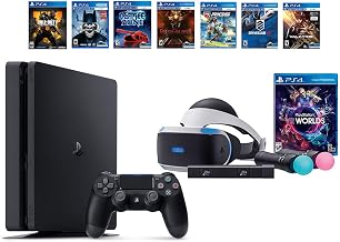PlayStation VR Launch Bundle 8 Items:VR Launch Bundle,PS4 Call of Duty Black Ops III,6 VR Game Disc Until Dawn,Rush of Blood,EVE: Valkyrie, Battlezone,Batman:Arkham VR, DriveClub,Battlezone
